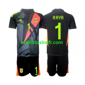 Maillot de Foot Espagne David Raya 1 Extérieur Gardien UEFA EURO 2024 - Enfant